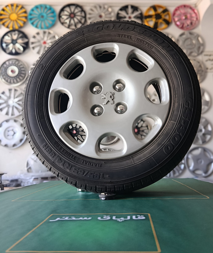 قالپاق چرخ مدل پژو 206 SD سایز ۱۴ اینچ مناسب برای انواع پژو
