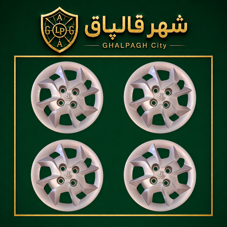 قالپاق چرخ مدل ساینا و کوییک سایز ۱۴ اینچ مناسب برای ساینا و کوییک