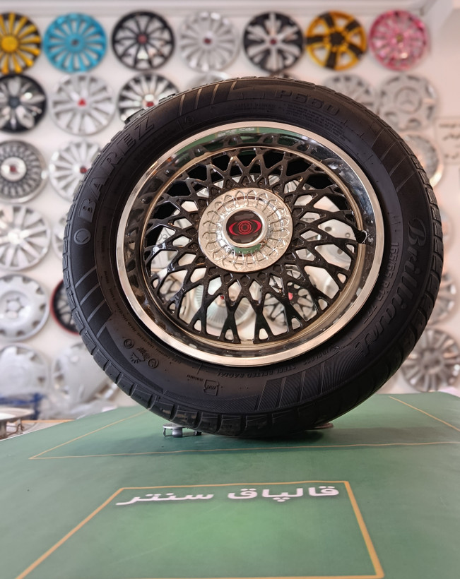قالپاق چرخ طرح توری BBS سایز ۱۳ اینچ مناسب برای انواع خودرو